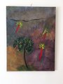 FIREWORKS -- ORIGINAL ARTWORK, acrylic on canvas
