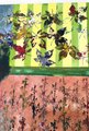 BOTANICAL COMPOSITION -- Original artwork, acrylic on canvas