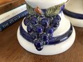 Vintage Very Beautiful Pottery Lot Of 2 Candle Holders