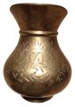 Beautifully ETCHED vintage BRASS PITCHER
