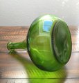 Green glass vase