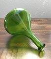 Green glass vase