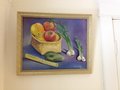 Original painting -- Still life on blue