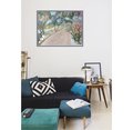 Camino de flores -- original acrylic painting on canvas