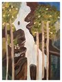 The Waterfall -- original fine art, vibrantly alive acrylic on canvas