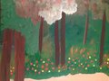 Path to the orchard - Original fine art, Acrylic Painting on Canvas