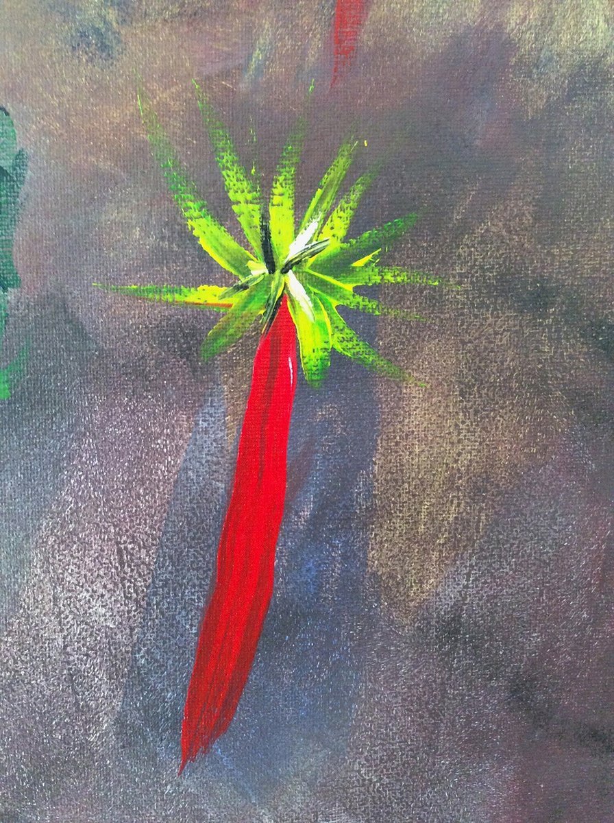 FIREWORKS -- ORIGINAL ARTWORK, acrylic on canvas