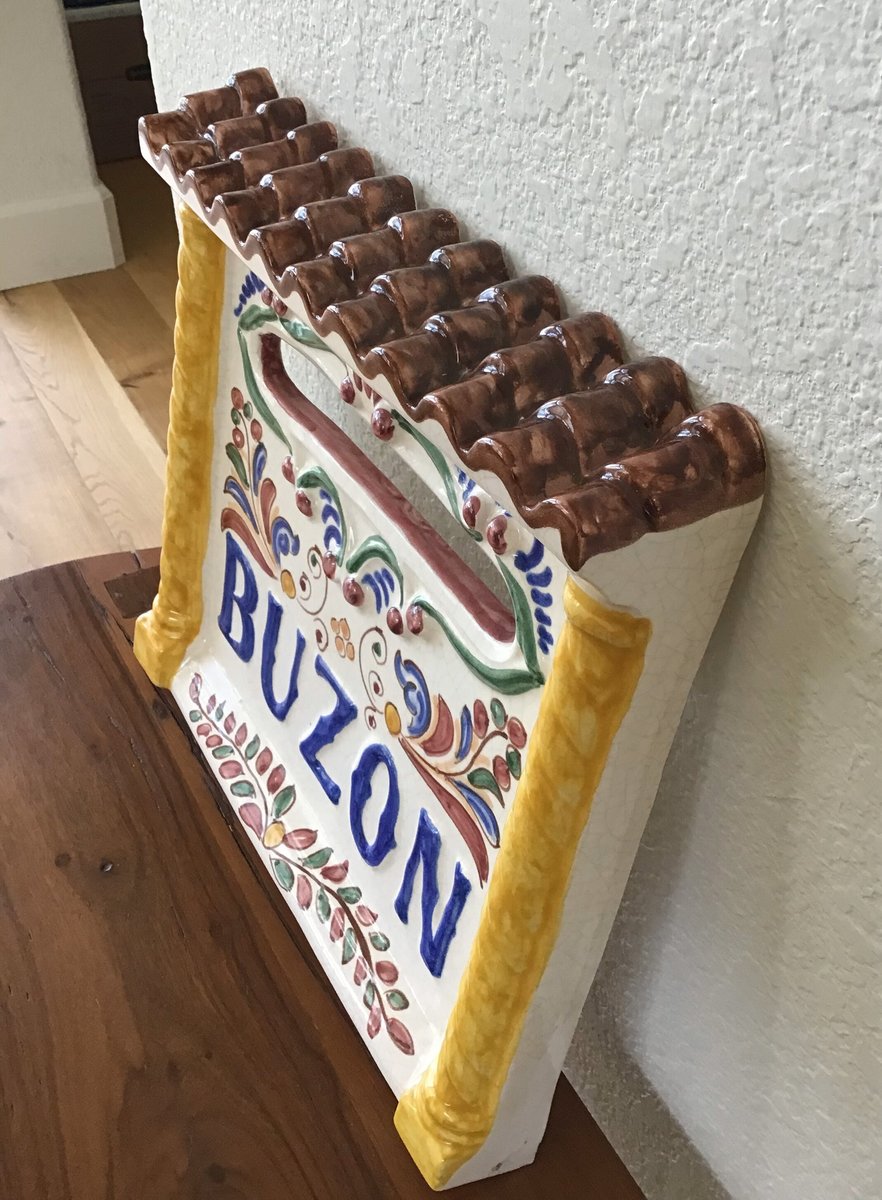 UNIQUE MAILBOX BUZON Talavera decor from Spain
