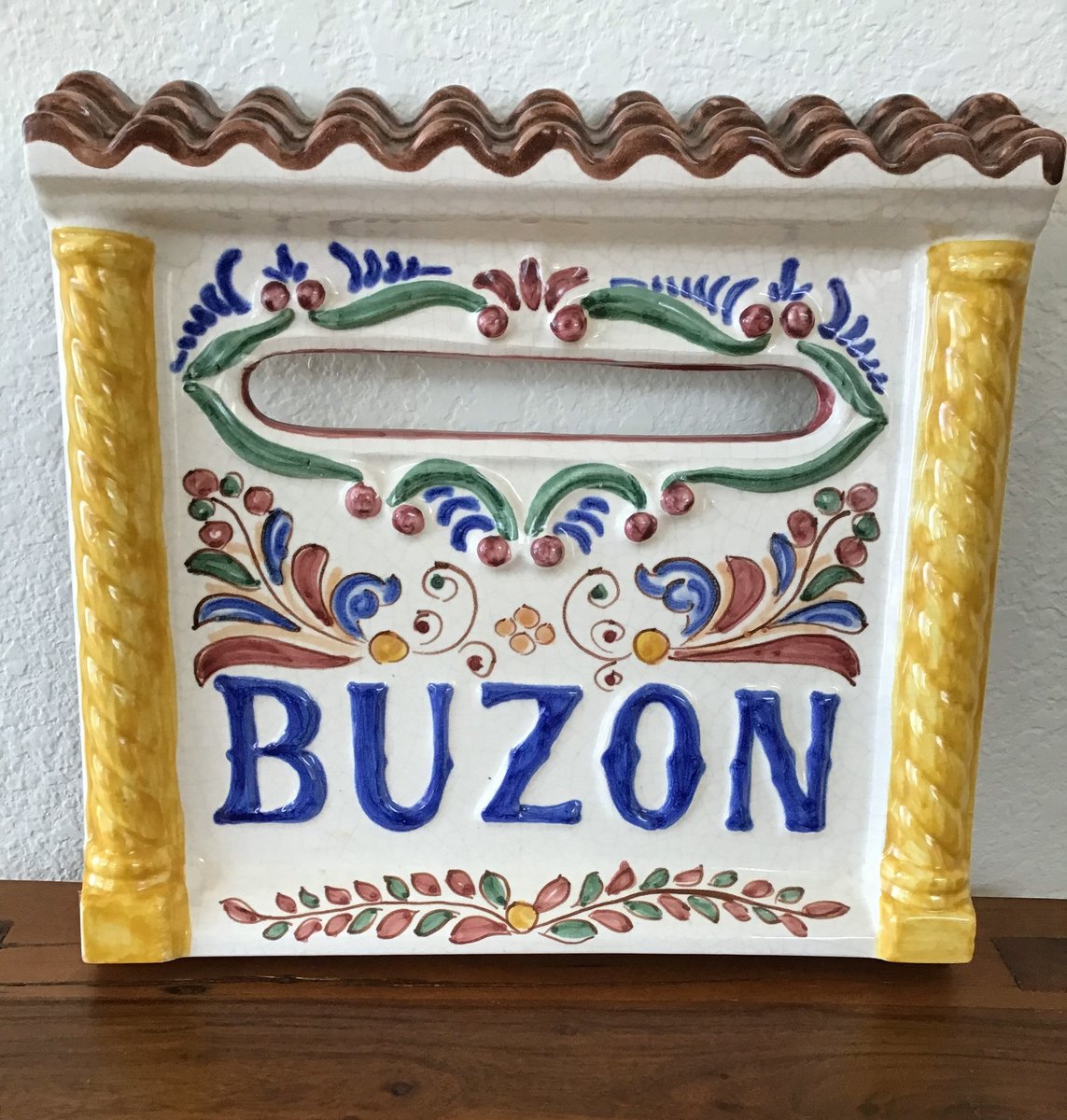 UNIQUE MAILBOX BUZON Talavera decor from Spain