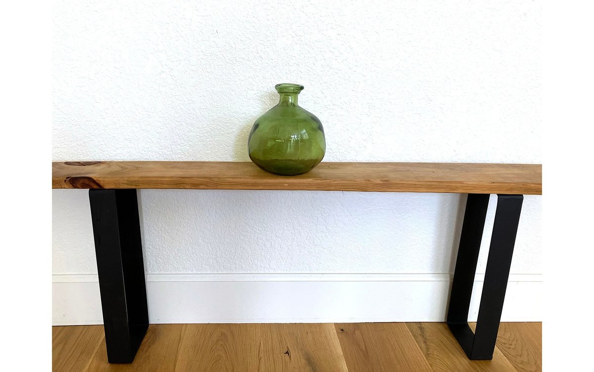 Green glass bottle vase