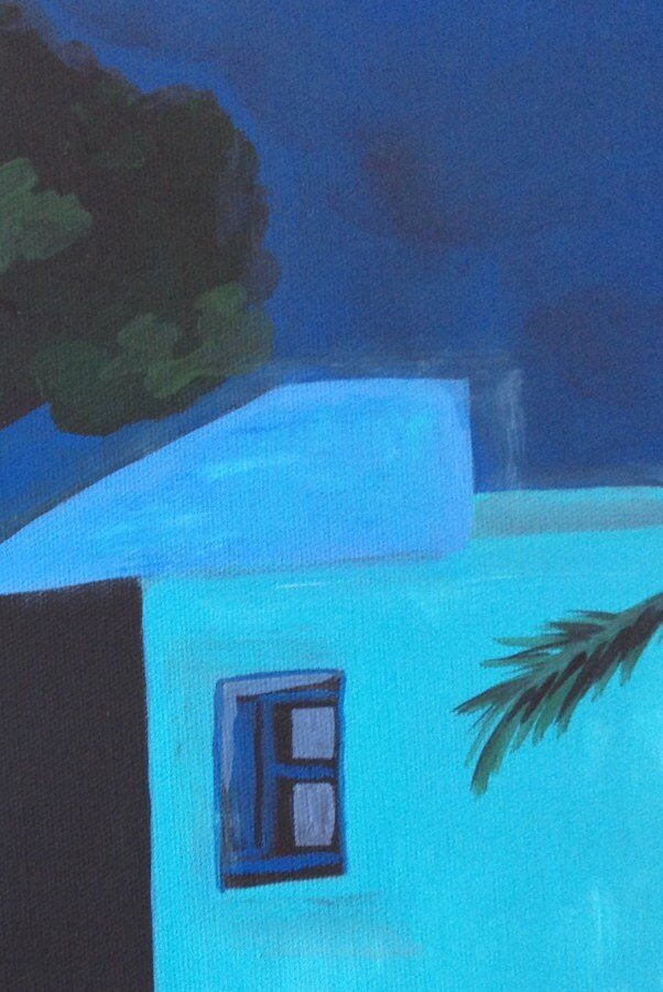 NIGHT: original painting, acylic on canvas