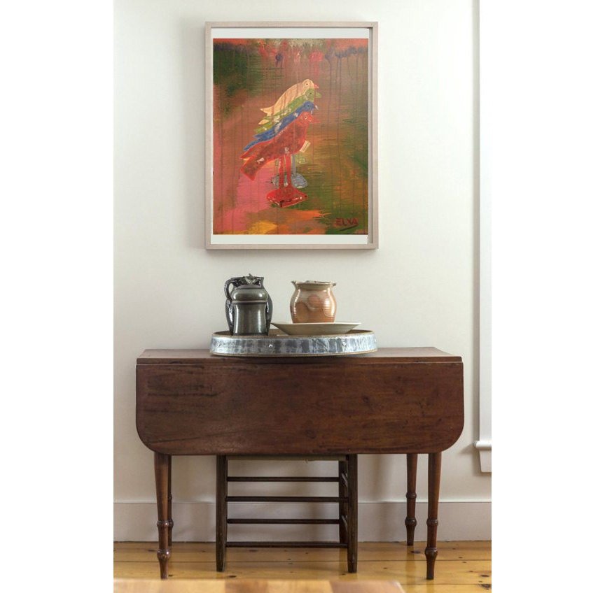 DECOY -- Original artwork, acrylic on canvas
