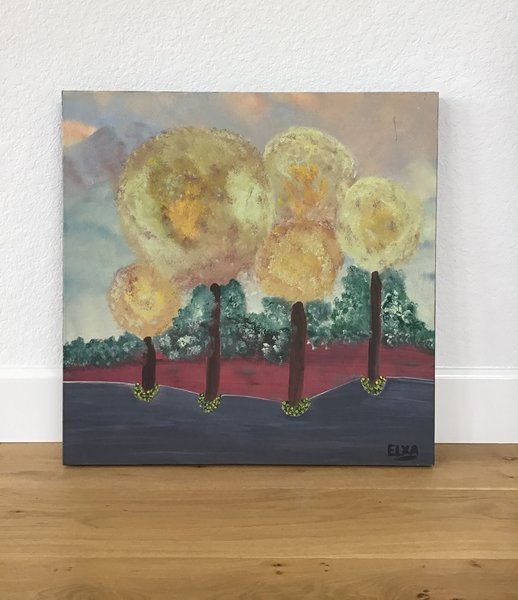 Original artwork: GOLDEN TREES