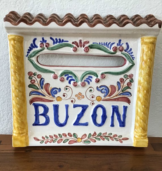 UNIQUE MAILBOX BUZON Talavera decor from Spain