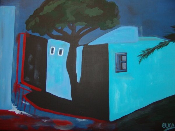 NIGHT: original painting, acylic on canvas